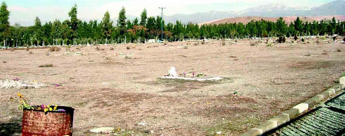 Mass graves of victims of 1988 massacre