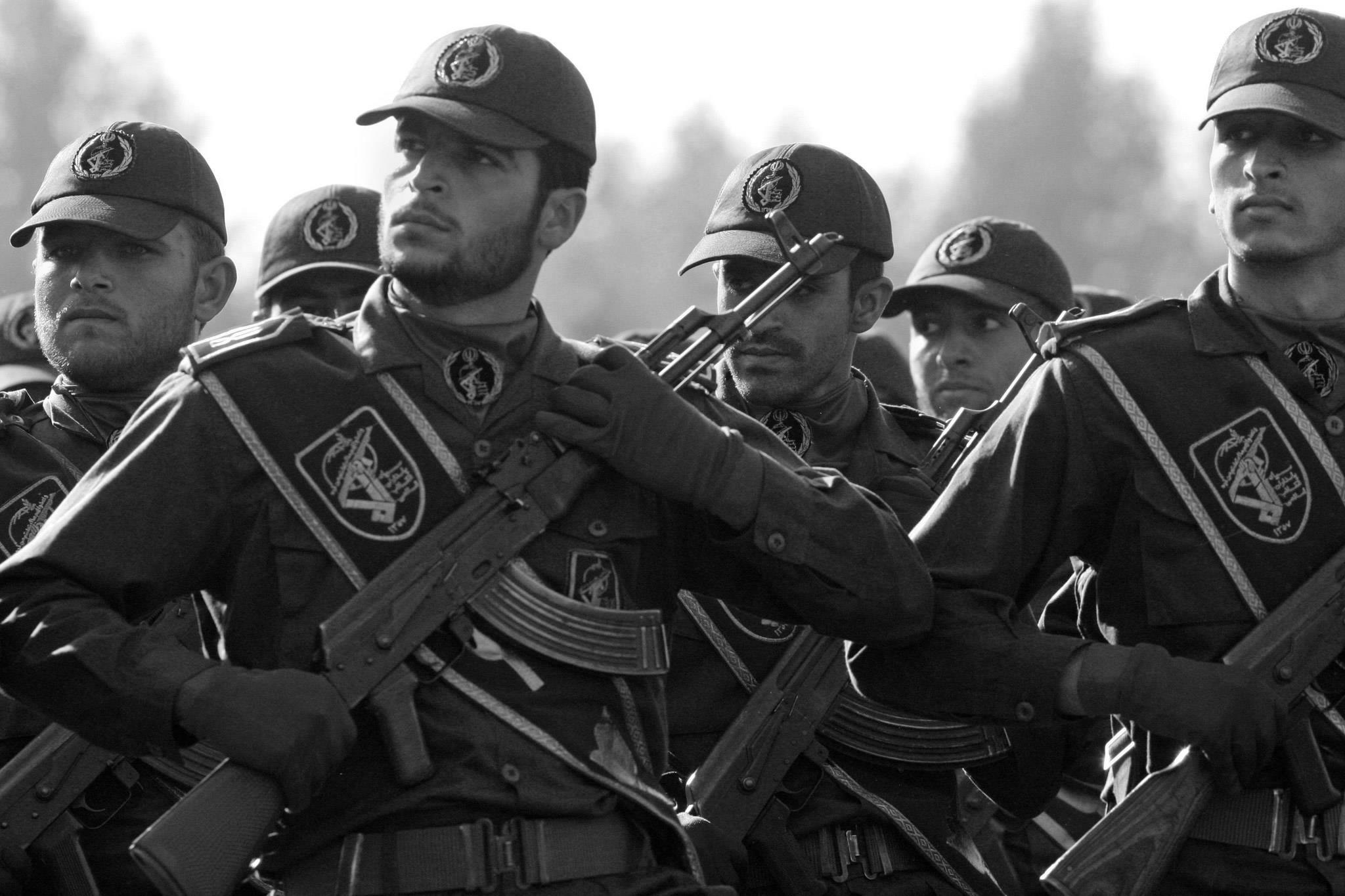 Trump ordered the Treasury Department to designate and fully sanction Iran’s IRGC in its entirety based on Executive Order 13224. IRGC's troops in a parade
