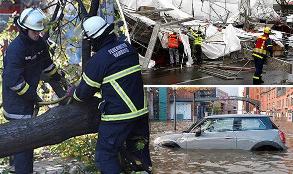 Storm Hewart live; Powerful winds have battered central Europe 