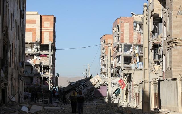 Damaged belongings are seen following an earthquake in Sarpol-e Zahab county in Kermanshah, Iran Nov 13, 2017. 