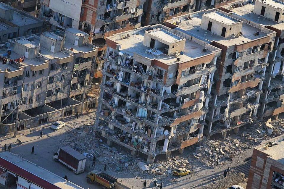 State-run Mehr Housing complexes in Kermanshah after the quake.
