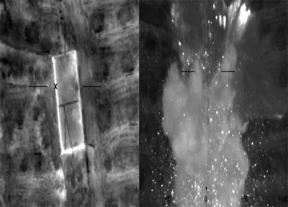 As part of the pursuit of the terrorists responsible for targeting the worshipers at Al Rawda mosque in Al-Arish, the air force destroyed a number of vehicles involved in the brutal terrorist attack