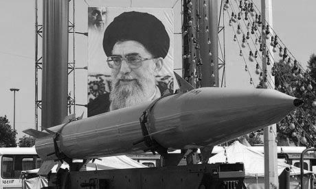 Iran's ballistic missile in a military demonstration in Tehran