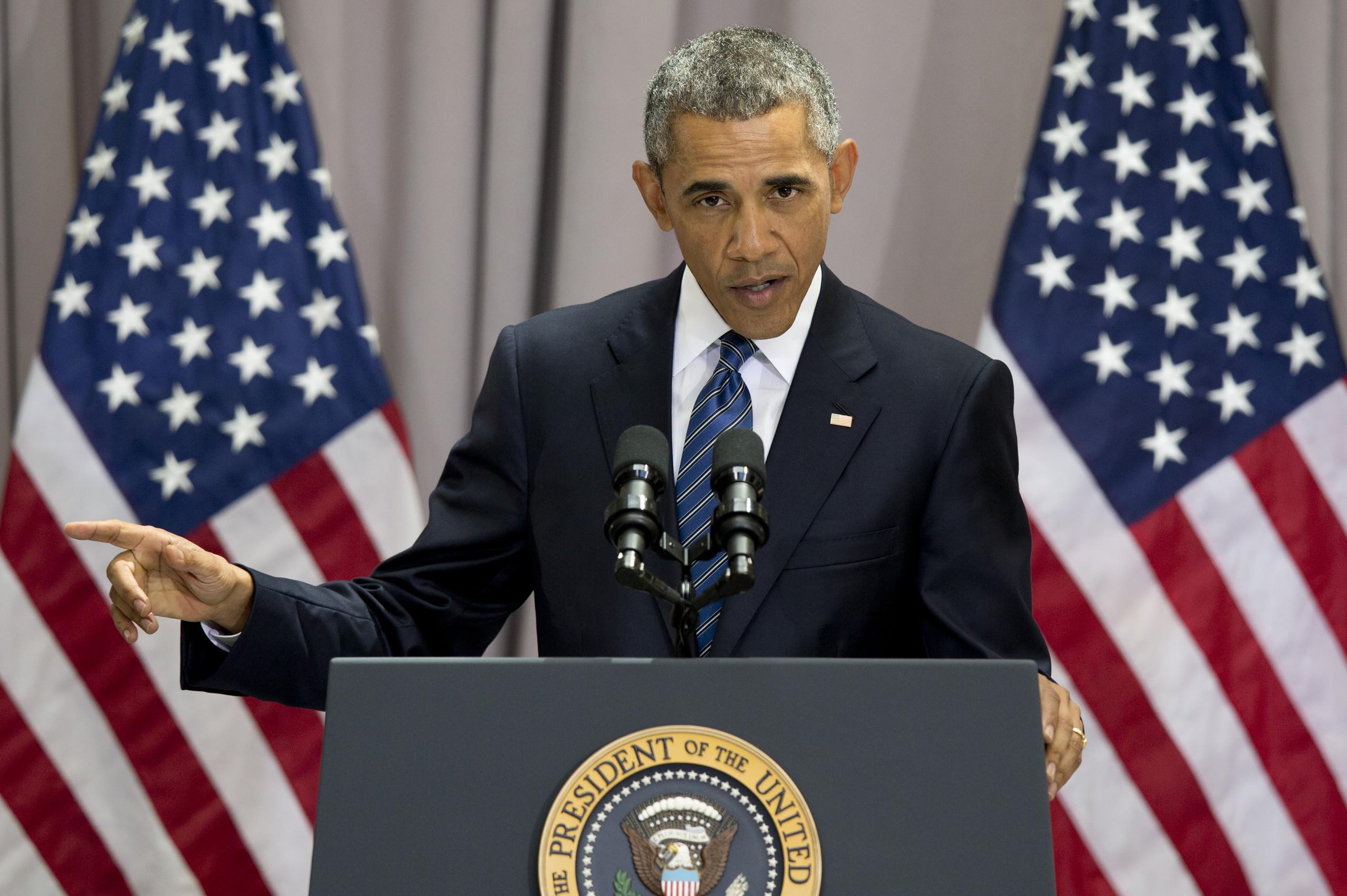 Barack Obama speaks about the nuclear deal with Iran on Aug. 5, 2015.