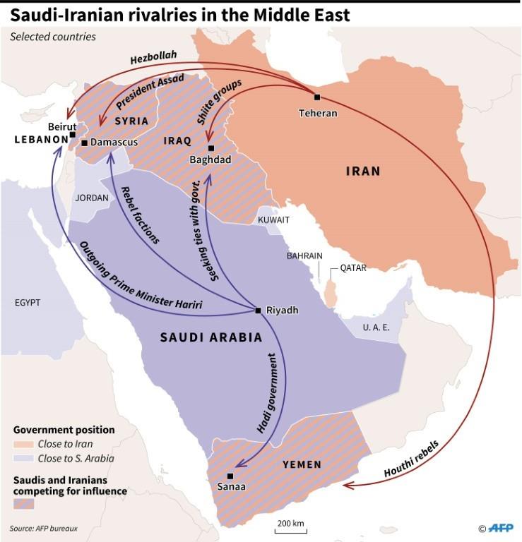 Saudi-Iranian rivalries in the Middle East