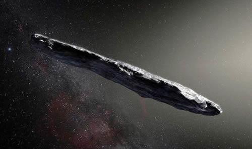 The object’s official name is A.2017 UI but has been dubbed 'Oumuamua'