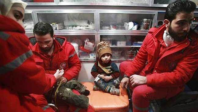 Aid workers have begun evacuating emergency medical cases from Syria’s besieged rebel bastion of Eastern Ghouta, the Red Cross said on Wednesday
