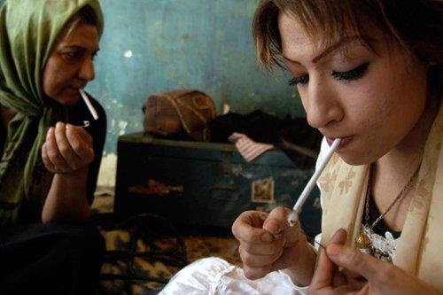 Young drug users in Iran