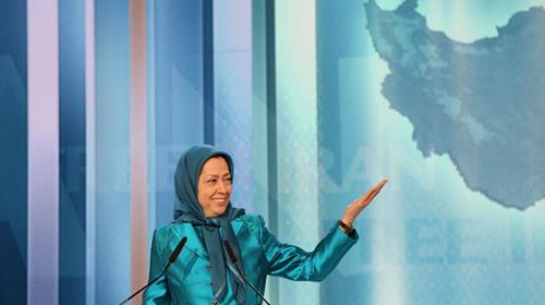 Iranian opposition leader Maryam Rajavi in an annual rally on June 1st 2017