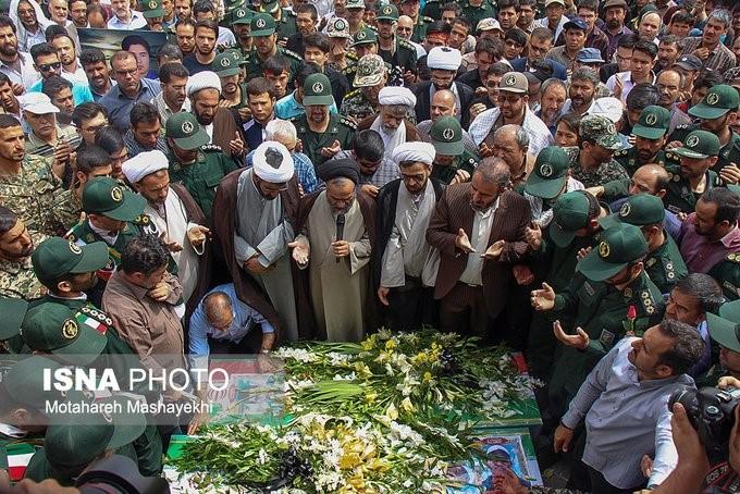 With coffins of fallen soldiers paraded and buried in Iranian cities almost every week