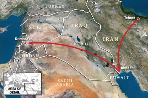 The path of military exchanges of the Iranian regime to Syria