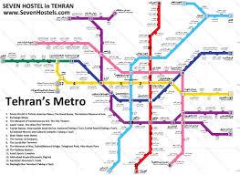 Tehran's Mrtro Map