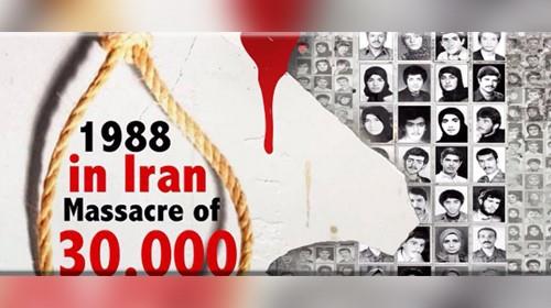 The blood of more than 30,000 innocent political prisoners haunt the criminal mullahs' 
