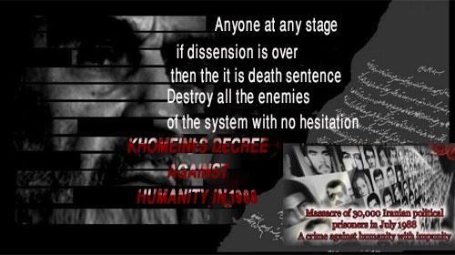 Based on Khomeini's Fatwa, 30,000 political prisoners were massacred in the summer of 1988