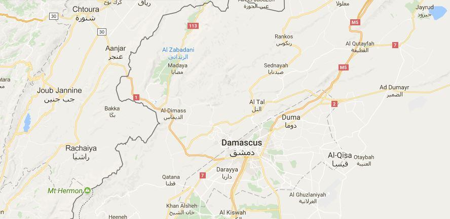 Assad regime targets Damascus' Jobar with chlorine gas