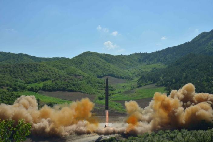 The intercontinental ballistic missile Hwasong-14