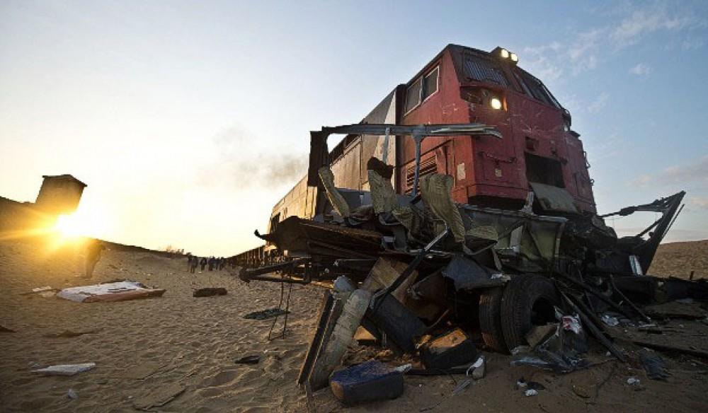 Train crash in Egypt's Alexandria