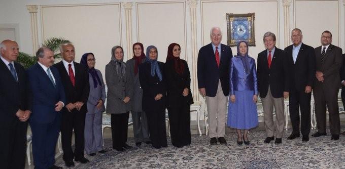 High level US Senators meeting Mrs. Maryam Rajavi at an MEK center in Tirana, Albania
