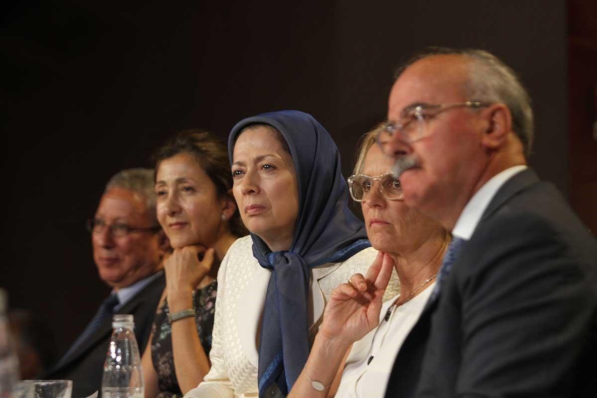 Mr. Taher Boumedra, Senator Ingrid Betancourt , Mrs. Maryam Rajavi, Ms. Kerry Kennedy,Senator Pietro Liuzzi