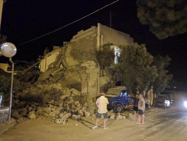 Police fear the death toll of two could rise further with six missing in the rubble of their homes after an earthquake hit the Italian resort island of Ischia at the peak of its tourist season.