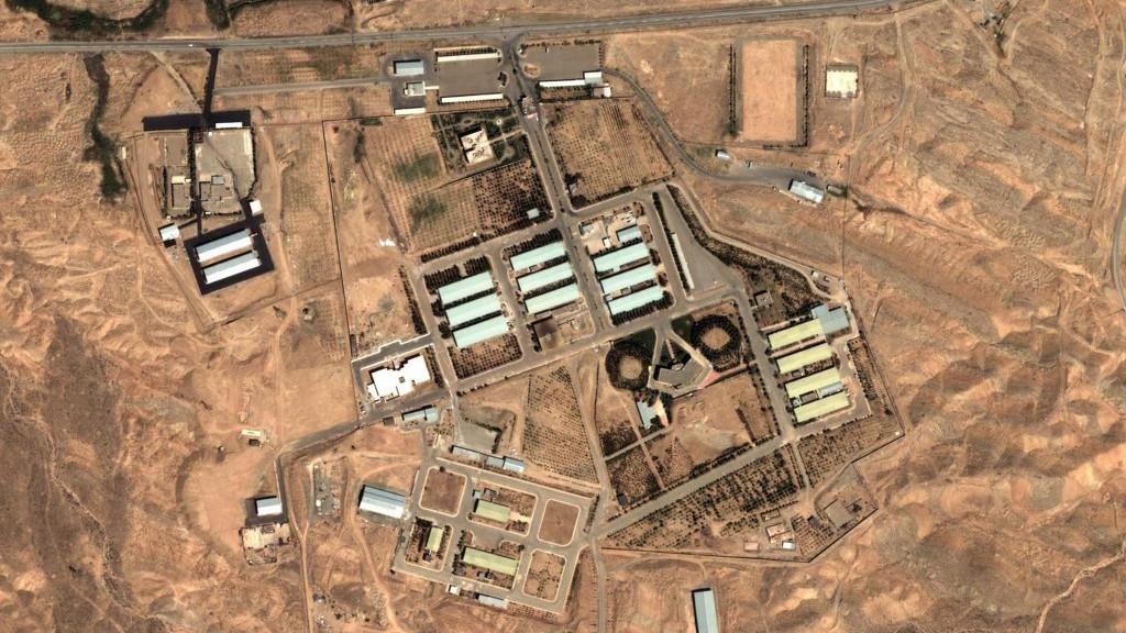 Satellite image of the Parchin facility, April 2012
