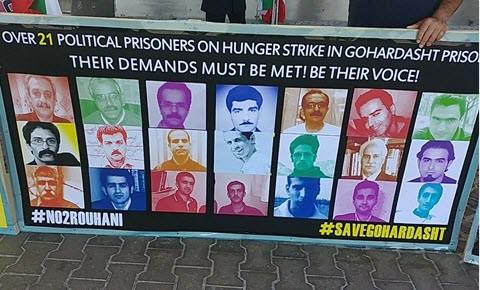 Over 21 political prisoners ON HUNGER SRIKE in Gohardasht prison