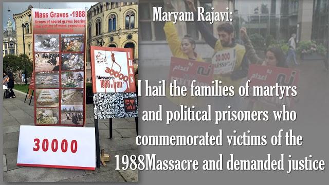 Maryam Rajavi calls for formation of a movement to obtain justice for victims of 1988 massacre