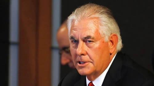 U.S. State Secretary Rex Tillerson