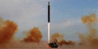 North Korean leader Kim Jong Un (not pictured) guides the launch of a Hwasong-12 missile in this undated photo released by North Korea's Korean Central News Agency (KCNA) on September 16, 2017