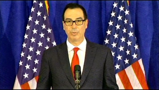 Treasury Secy, steven mnuchin1 says new/expanded sanctions authority means companies can do business with NKorea or US, 'but not both.'