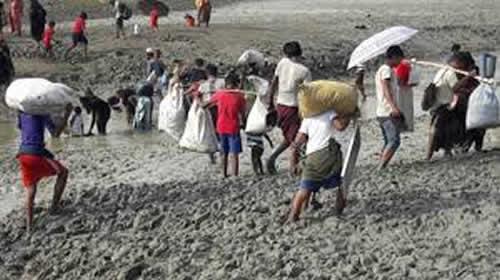 Myanmar refugees flee to Bangladesh, more than 430,000 people came to this side of the border