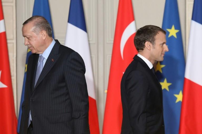 Erdogan met Macron in Paris last week
