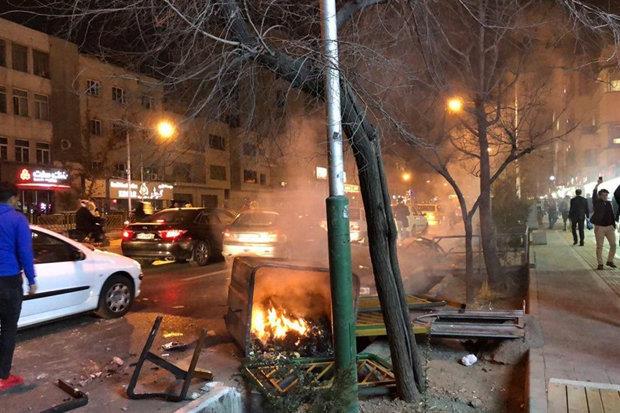 RIOTING: Iran has seen days of violent protests across 'at least 50 cities'