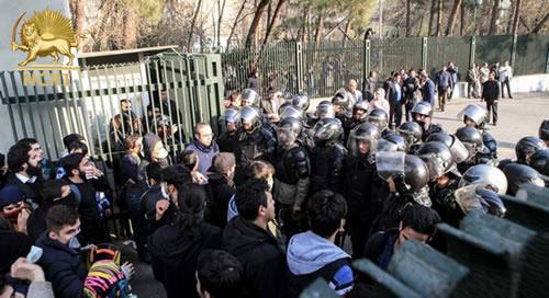 The National Council of Resistance of Iran says at least 1,000 people, mostly youth, have been arrested so far. (NCRI)
