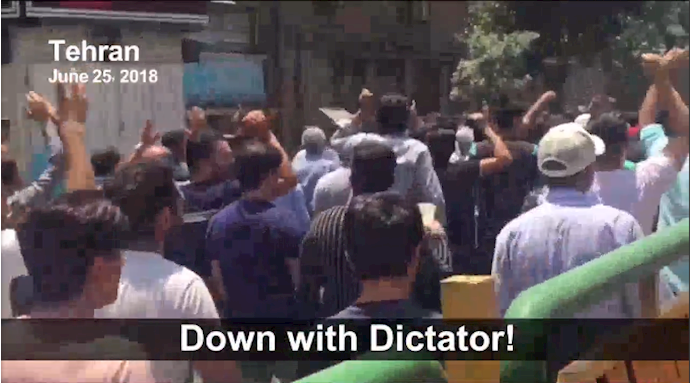Video of recent protests in Iran