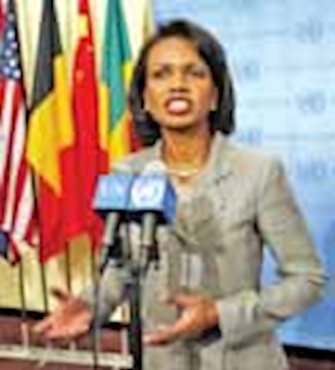 Rice wants China to support US efforts for further sanctions on Iran