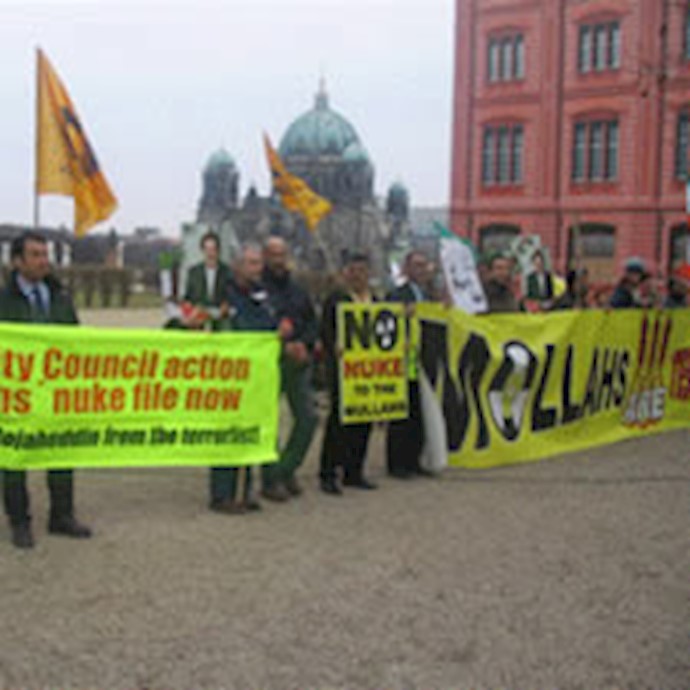  'Iranians demonstrated their hatred of Iranian regime in Germany'