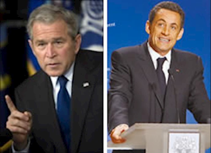 Bush and Sarkozy underscored the need for halting Iran’s nuclear activities
