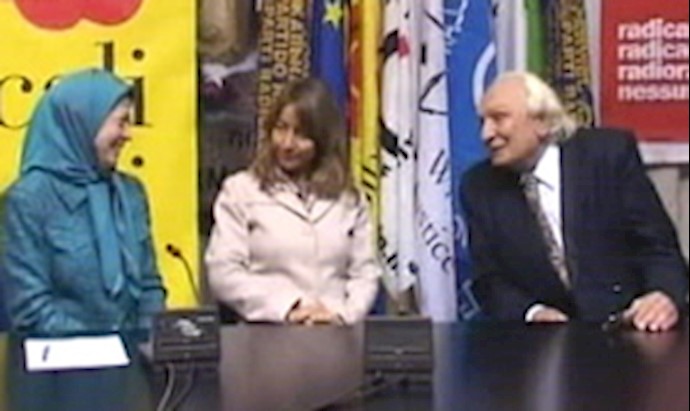 Maryam Rajavi meets with leader of Italian Radical Party