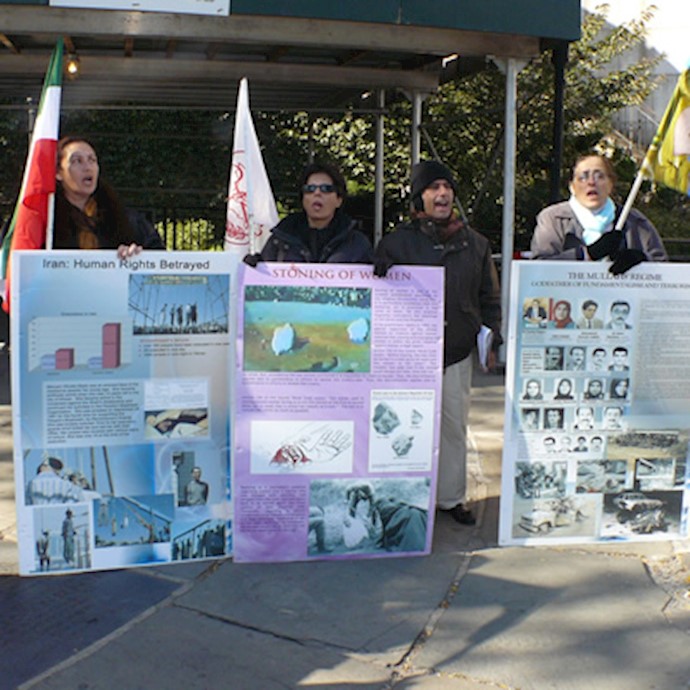 New York Sit-in, Day 43, <br>
New York priest and northern California Methodist Church reiterate on Ashraf protection under 4th Geneva Convention