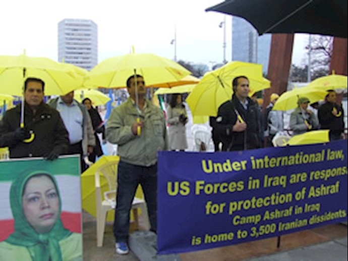 Special ceremony held for 100th day of persistence in defense of Ashraf’s rights