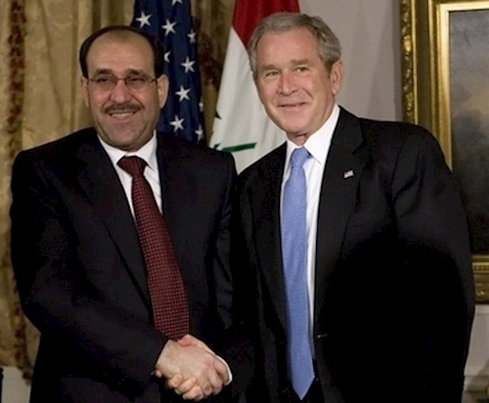 Bush, Maliki sign security pact