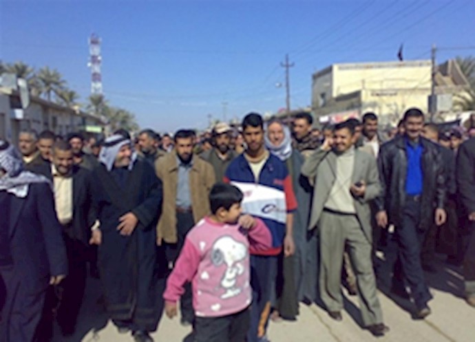 Demonstration of Diyala people against Iranian regime’s agents