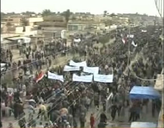 Tens of Thousands of Iraqis Demonstrated in Baquba against Iranian Regime’s Agents