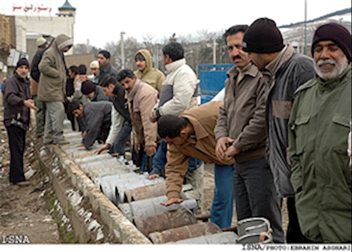 Protest against high gas price in Sari (northern Iran)