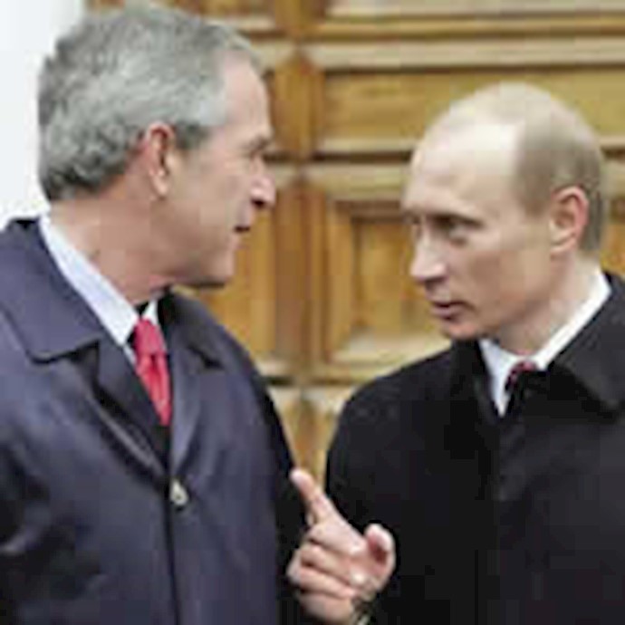 Bush and Putin asked Iran to halt its nuclear activities