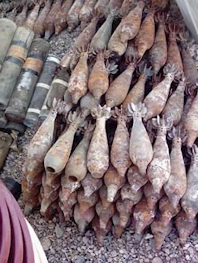 Iraqi Defense Ministry: Great amounts of Iran made rockets, IEDs and weapons found in Basra