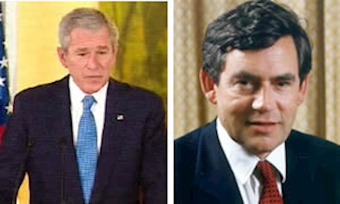 Bush, Brown denounce Iran