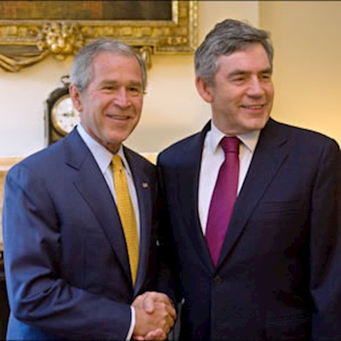 Bush and Brown stressed on harsher sanctions against Iran