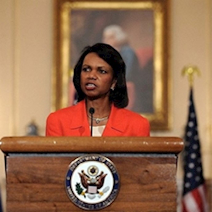 Rice says Iran not serious at weekend nuclear talks, warns of new sanctions